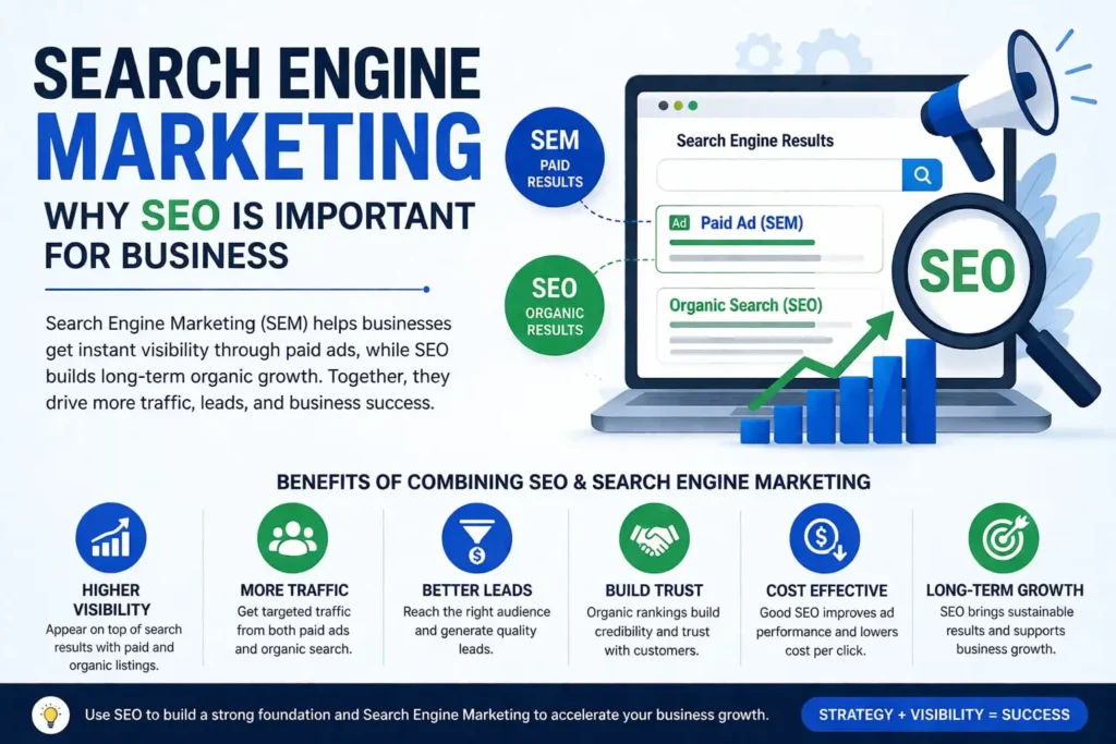 WHY SEARCH ENGINE MARKETING IS IMPORTANT FOR BUSINESS GROWTH